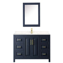 Daria 48 Inch Single Bathroom Vanity in Dark Blue - 18