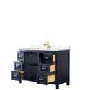 Daria 48 Inch Single Bathroom Vanity in Dark Blue - 8