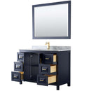 Daria 48 Inch Single Bathroom Vanity in Dark Blue - 27