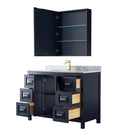 Daria 48 Inch Single Bathroom Vanity in Dark Blue - 32