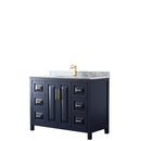 Daria 48 Inch Single Bathroom Vanity in Dark Blue - 22