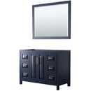 Daria 48 Inch Single Bathroom Vanity in Dark Blue - 2