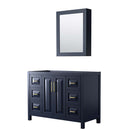 Daria 48 Inch Single Bathroom Vanity in Dark Blue - 4