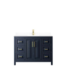 Daria 48 Inch Single Bathroom Vanity in Dark Blue - 39