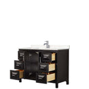 Daria 48 Inch Single Bathroom Vanity in Dark Espresso - 9