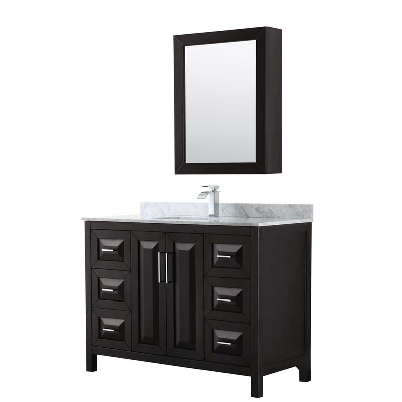 Daria 48 Inch Single Bathroom Vanity in Dark Espresso - 32