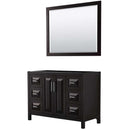 Daria 48 Inch Single Bathroom Vanity in Dark Espresso - 2