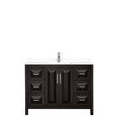 Daria 48 Inch Single Bathroom Vanity in Dark Espresso - 42
