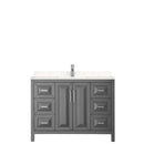 Daria 48 Inch Single Bathroom Vanity in Dark Gray - 10