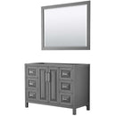 Daria 48 Inch Single Bathroom Vanity in Dark Gray - 2