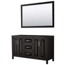 Daria 60 Inch Double Bathroom Vanity in Dark Espresso - 4