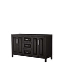 Daria 60 Inch Double Bathroom Vanity in Dark Espresso