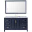 Daria 60 Inch Single Bathroom Vanity in Dark Blue - 19