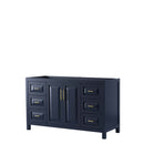 Daria 60 Inch Single Bathroom Vanity in Dark Blue