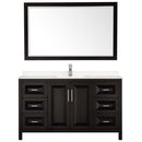 Daria 60 Inch Single Bathroom Vanity in Dark Espresso - 10
