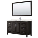 Daria 60 Inch Single Bathroom Vanity in Dark Espresso - 8