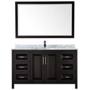 Daria 60 Inch Single Bathroom Vanity in Dark Espresso - 19