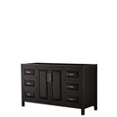 Daria 60 Inch Single Bathroom Vanity in Dark Espresso