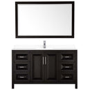 Daria 60 Inch Single Bathroom Vanity in Dark Espresso - 28
