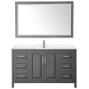 Daria 60 Inch Single Bathroom Vanity in Dark Gray - 10