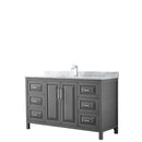 Daria 60 Inch Single Bathroom Vanity in Dark Gray - 13
