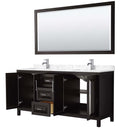 Daria 72 Inch Double Bathroom Vanity in Dark Espresso - 20