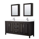 Daria 72 Inch Double Bathroom Vanity in Dark Espresso - 24