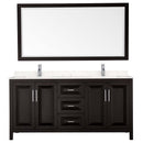 Daria 72 Inch Double Bathroom Vanity in Dark Espresso - 41