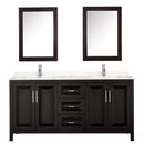 Daria 72 Inch Double Bathroom Vanity in Dark Espresso - 46