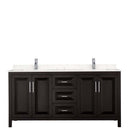 Daria 72 Inch Double Bathroom Vanity in Dark Espresso - 32