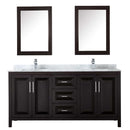 Daria 72 Inch Double Bathroom Vanity in Dark Espresso - 66