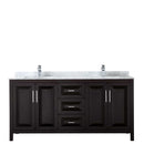 Daria 72 Inch Double Bathroom Vanity in Dark Espresso - 52