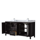 Daria 72 Inch Double Bathroom Vanity in Dark Espresso - 51