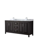 Daria 72 Inch Double Bathroom Vanity in Dark Espresso - 50