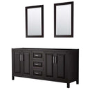 Daria 72 Inch Double Bathroom Vanity in Dark Espresso - 2