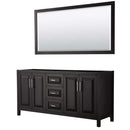 Daria 72 Inch Double Bathroom Vanity in Dark Espresso - 4