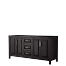 Daria 72 Inch Double Bathroom Vanity in Dark Espresso