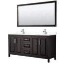 Daria 72 Inch Double Bathroom Vanity in Dark Espresso - 81