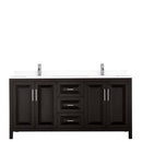 Daria 72 Inch Double Bathroom Vanity in Dark Espresso - 74