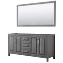 Daria 72 Inch Double Bathroom Vanity in Dark Gray - 4