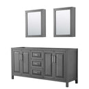 Daria 72 Inch Double Bathroom Vanity in Dark Gray - 6