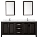 Daria 80 Inch Double Bathroom Vanity in Dark Espresso - 16
