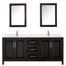 Daria 80 Inch Double Bathroom Vanity in Dark Espresso - 26