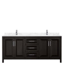 Daria 80 Inch Double Bathroom Vanity in Dark Espresso - 12
