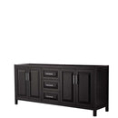 Daria 80 Inch Double Bathroom Vanity in Dark Espresso
