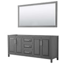 Daria 80 Inch Double Bathroom Vanity in Dark Gray - 4