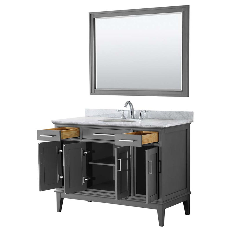 Margate 48 Inch Single Bathroom Vanity in Dark Gray - 8