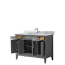 Margate 48 Inch Single Bathroom Vanity in Dark Gray - 12