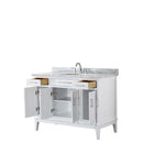 Margate 48 Inch Single Bathroom Vanity in White - 5