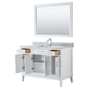 Margate 48 Inch Single Bathroom Vanity in White - 15